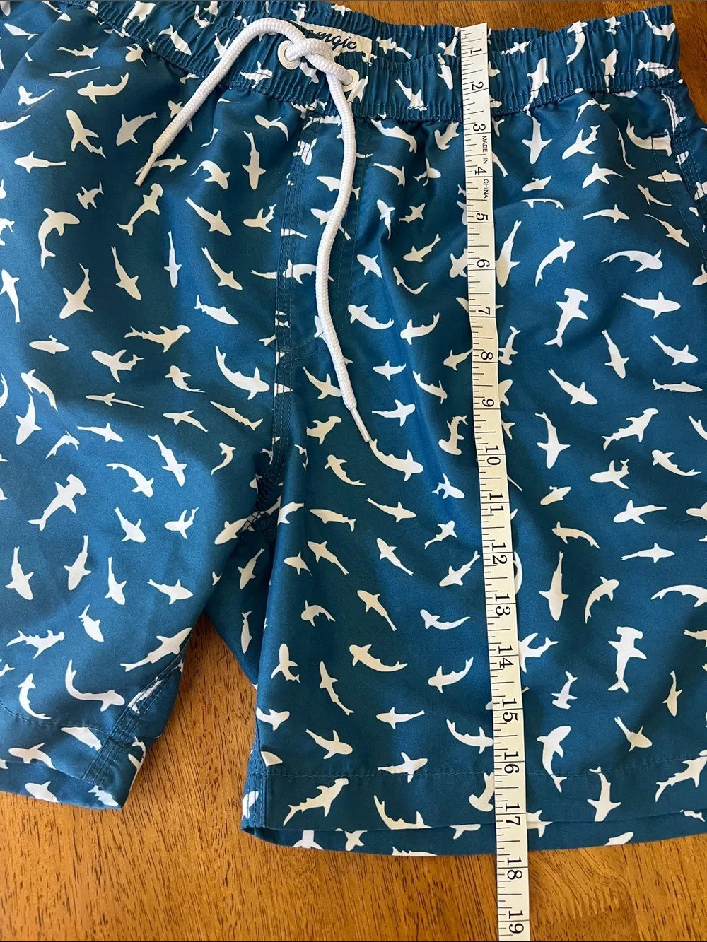 MaaMagic- Men’s Shark BoardShorts  Coastal, Beach, Vacation, Surf lifestyle